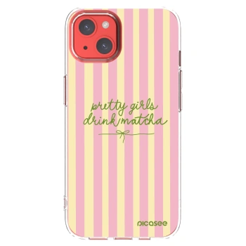 Picasee átlátszó szilikon tok az alábbi mobiltelefonokra Apple iPhone 13 - Pretty matcha