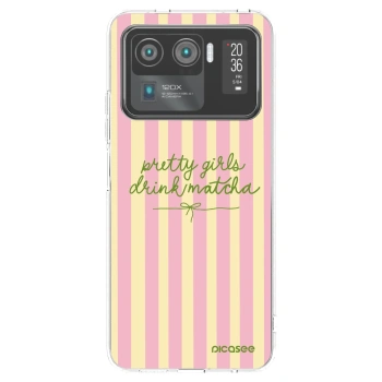 Picasee átlátszó szilikon tok az alábbi mobiltelefonokra Xiaomi Mi 11 Ultra - Pretty matcha