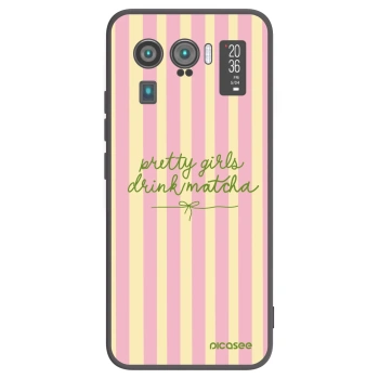 Picasee fekete szilikon tok az alábbi mobiltelefonokra Xiaomi Mi 11 Ultra - Pretty matcha