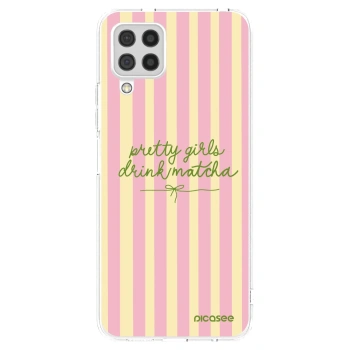 Picasee átlátszó szilikon tok az alábbi mobiltelefonokra Samsung Galaxy A22 A225F 4G - Pretty matcha