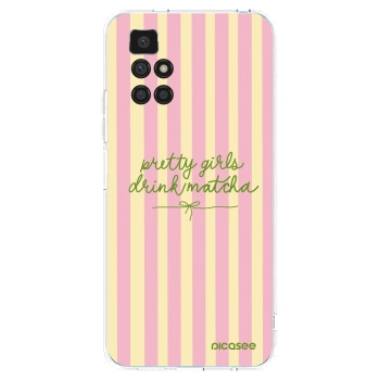 Picasee átlátszó szilikon tok az alábbi mobiltelefonokra Xiaomi Redmi 10 - Pretty matcha