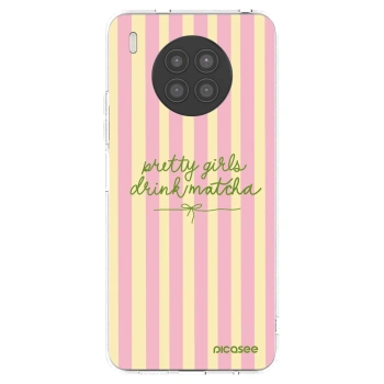 Picasee átlátszó szilikon tok az alábbi mobiltelefonokra Huawei Nova 8i - Pretty matcha