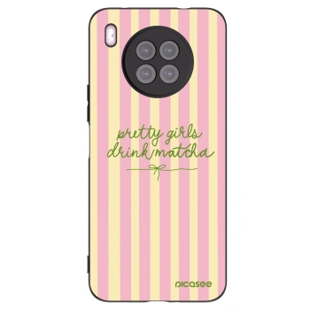 Picasee fekete szilikon tok az alábbi mobiltelefonokra Huawei Nova 8i - Pretty matcha
