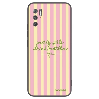 Picasee fekete szilikon tok az alábbi mobiltelefonokra Xiaomi Poco M3 Pro 5G - Pretty matcha