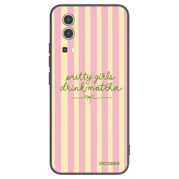 Picasee fekete szilikon tok az alábbi mobiltelefonokra Vivo Y72 5G - Pretty matcha