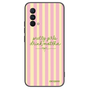 Picasee fekete szilikon tok az alábbi mobiltelefonokra Realme GT Master Edition 5G - Pretty matcha