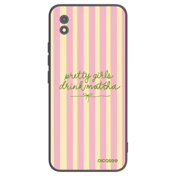 Picasee fekete szilikon tok az alábbi mobiltelefonokra Realme C11 (2021) - Pretty matcha