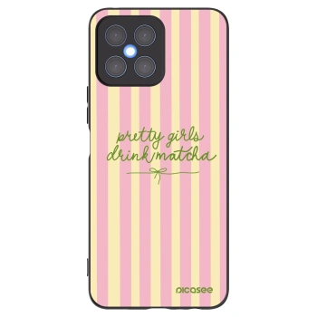 Picasee fekete szilikon tok az alábbi mobiltelefonokra Honor X8 4G - Pretty matcha