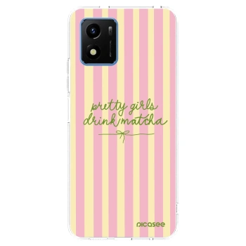 Picasee átlátszó szilikon tok az alábbi mobiltelefonokra Vivo Y01 - Pretty matcha