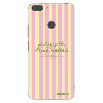 Picasee átlátszó szilikon tok az alábbi mobiltelefonokra Huawei P Smart - Pretty matcha