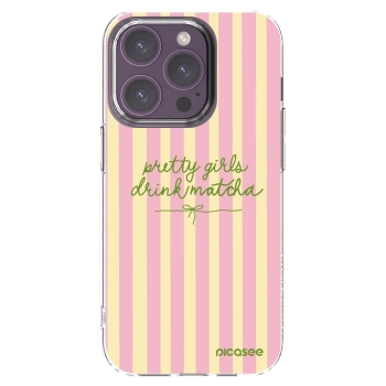 Picasee átlátszó szilikon tok az alábbi mobiltelefonokra Apple iPhone 14 Pro - Pretty matcha