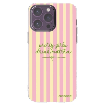Picasee átlátszó szilikon tok az alábbi mobiltelefonokra Apple iPhone 14 Pro Max - Pretty matcha