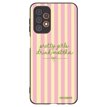 Picasee fekete szilikon tok az alábbi mobiltelefonokra Samsung Galaxy A23 A236B 5G - Pretty matcha