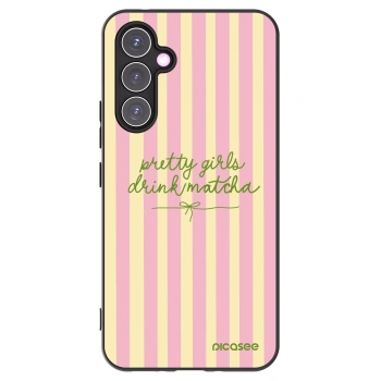 Picasee fekete szilikon tok az alábbi mobiltelefonokra Samsung Galaxy A54 5G A546B - Pretty matcha