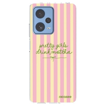 Picasee átlátszó szilikon tok az alábbi mobiltelefonokra Xiaomi Redmi Note 12 Pro 5G - Pretty matcha