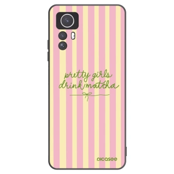 Picasee fekete szilikon tok az alábbi mobiltelefonokra Xiaomi Redmi Note 12S - Pretty matcha