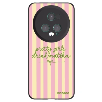 Picasee fekete szilikon tok az alábbi mobiltelefonokra Honor Magic5 Pro - Pretty matcha