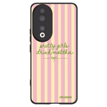 Picasee fekete szilikon tok az alábbi mobiltelefonokra Honor 90 5G - Pretty matcha