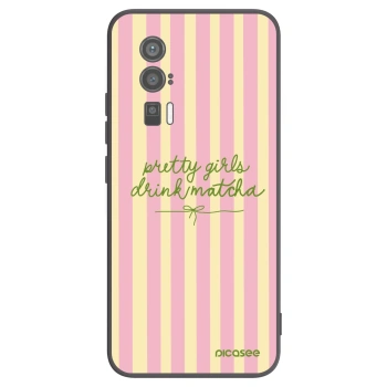 Picasee fekete szilikon tok az alábbi mobiltelefonokra Xiaomi Poco F5 Pro 5G - Pretty matcha