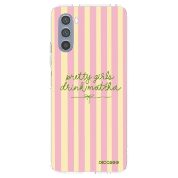 Picasee átlátszó szilikon tok az alábbi mobiltelefonokra Motorola Moto G62 - Pretty matcha