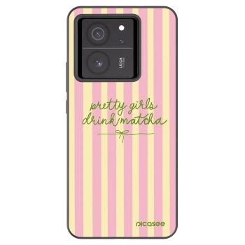 Picasee fekete szilikon tok az alábbi mobiltelefonokra Xiaomi 13T Pro - Pretty matcha