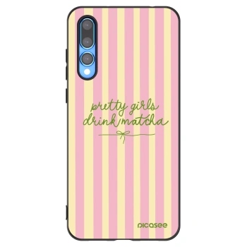 Picasee fekete szilikon tok az alábbi mobiltelefonokra Huawei P20 Pro - Pretty matcha