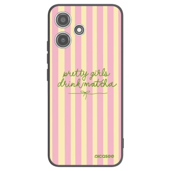 Picasee fekete szilikon tok az alábbi mobiltelefonokra Xiaomi Redmi 12 5G - Pretty matcha