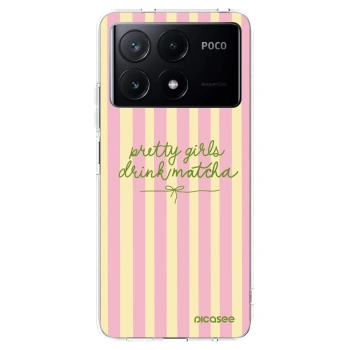 Picasee átlátszó szilikon tok az alábbi mobiltelefonokra Xiaomi Poco X6 Pro - Pretty matcha