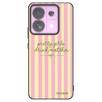 Picasee fekete szilikon tok az alábbi mobiltelefonokra Xiaomi Redmi Note 13 Pro 5G - Pretty matcha