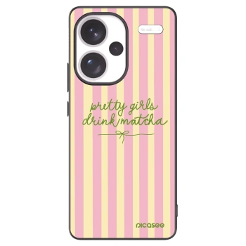 Picasee fekete szilikon tok az alábbi mobiltelefonokra Xiaomi Redmi Note 13 Pro+ 5G - Pretty matcha