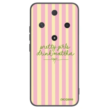 Picasee fekete szilikon tok az alábbi mobiltelefonokra Honor Magic6 Lite 5G - Pretty matcha