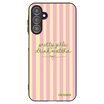 Picasee fekete szilikon tok az alábbi mobiltelefonokra Samsung Galaxy A15 A155F 4G - Pretty matcha