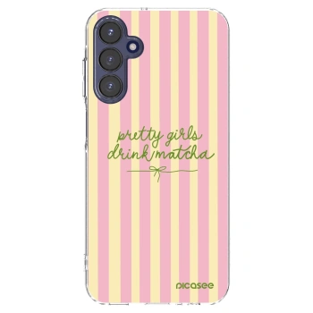 Picasee átlátszó szilikon tok az alábbi mobiltelefonokra Samsung Galaxy A15 A155F 4G - Pretty matcha