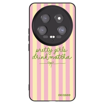 Picasee fekete szilikon tok az alábbi mobiltelefonokra Xiaomi 14 Ultra - Pretty matcha