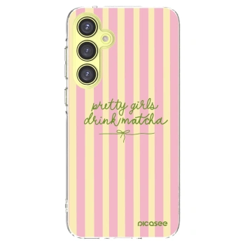 Picasee átlátszó szilikon tok az alábbi mobiltelefonokra Samsung Galaxy A35 5G A356B - Pretty matcha