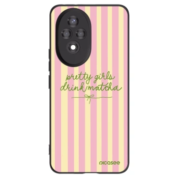 Picasee fekete szilikon tok az alábbi mobiltelefonokra Honor 200 5G - Pretty matcha