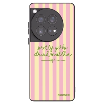 Picasee fekete szilikon tok az alábbi mobiltelefonokra OnePlus 12 5G - Pretty matcha