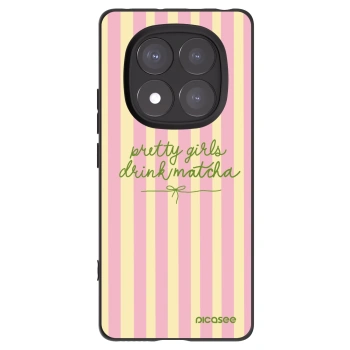 Picasee fekete szilikon tok az alábbi mobiltelefonokra Xiaomi Redmi Note 14 Pro+ 5G - Pretty matcha