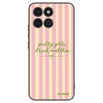 Picasee fekete szilikon tok az alábbi mobiltelefonokra Honor 200 Smart 5G - Pretty matcha
