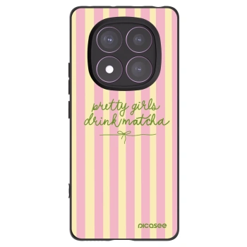 Picasee fekete szilikon tok az alábbi mobiltelefonokra Xiaomi Redmi Note 14 Pro 4G - Pretty matcha