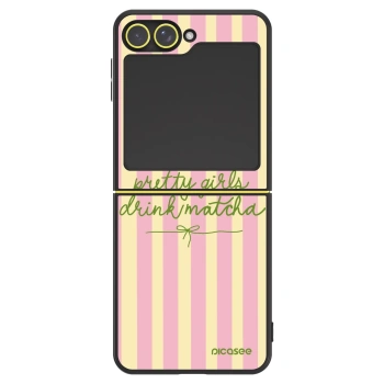 Szilikon tok erre a típusra Samsung Galaxy Z Flip6 5G - Pretty matcha