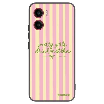 Picasee fekete szilikon tok az alábbi mobiltelefonokra Motorola Moto G05 - Pretty matcha
