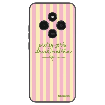 Picasee fekete szilikon tok az alábbi mobiltelefonokra Xiaomi Poco C75 - Pretty matcha