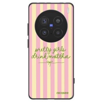 Picasee fekete szilikon tok az alábbi mobiltelefonokra Vivo X200 Pro - Pretty matcha
