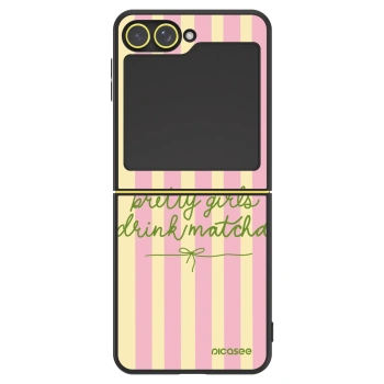 Szilikon tok erre a típusra Samsung Galaxy Z Flip5 5G - Pretty matcha