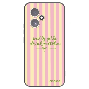 Picasee fekete szilikon tok az alábbi mobiltelefonokra Honor 400 5G - Pretty matcha