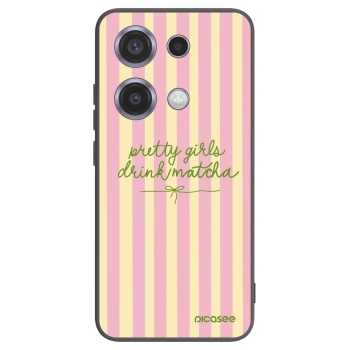 Picasee fekete szilikon tok az alábbi mobiltelefonokra Xiaomi Redmi Note 14S - Pretty matcha