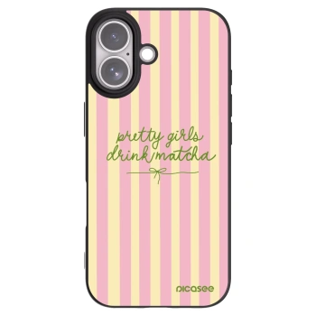 Picasee fekete szilikon tok az alábbi mobiltelefonokra Apple iPhone 17 - Pretty matcha