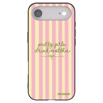 Picasee fekete szilikon tok az alábbi mobiltelefonokra Apple iPhone Air - Pretty matcha