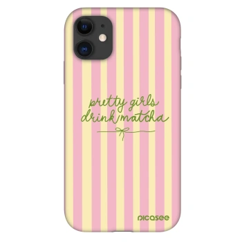 Szilikon tok erre a típusra Apple iPhone 11 - Pretty matcha